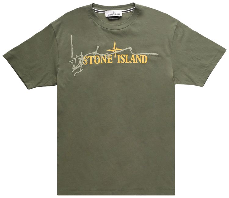 Stone Island Short Sleeve T Shirt Olive