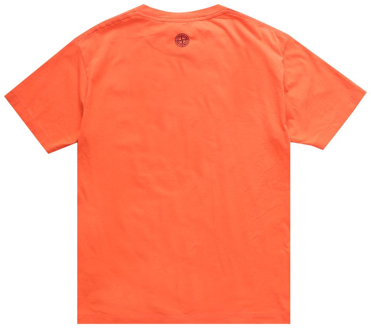 Stone Island Short Sleeve T Shirt Orange