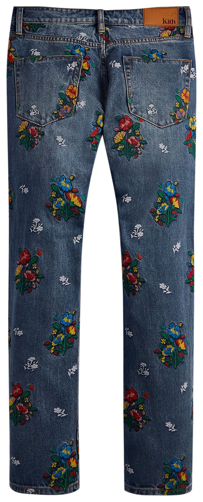 Kith Embroidered Varick Denim Jean Indigo