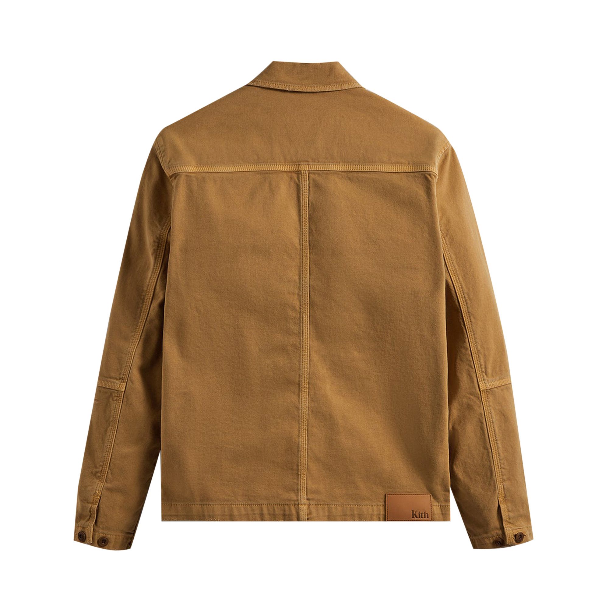 Kith Washed Canvas Willoughby Chore Jacket, Sandrift (Small
