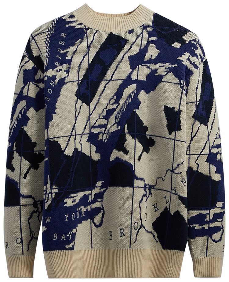 Kith New York Atlas Crewneck Sandrift