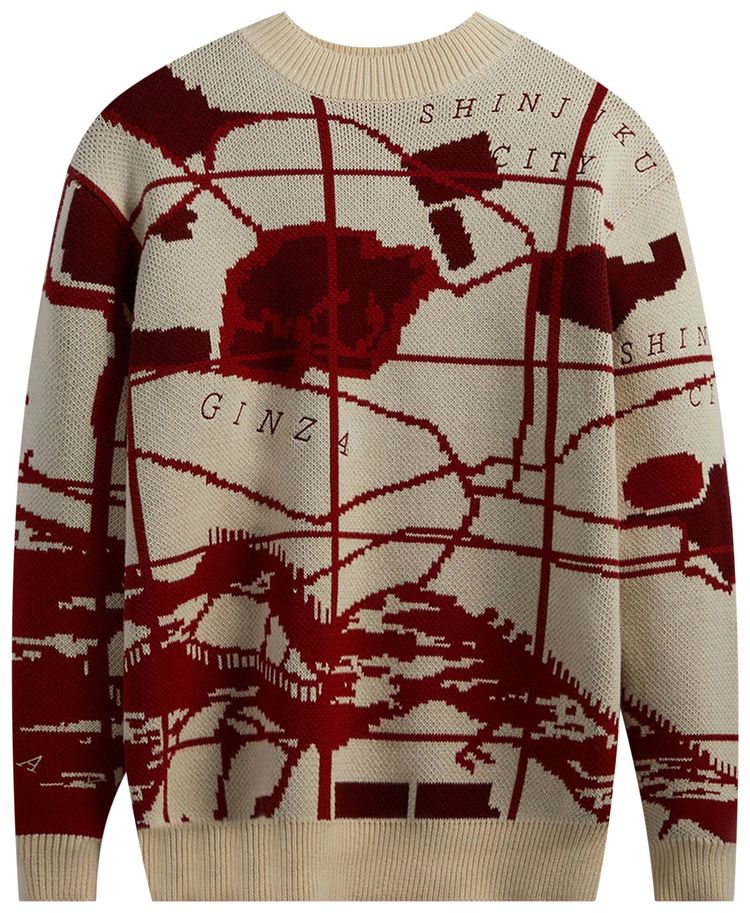 Kith Tokyo Atlas Crewneck Sandrift