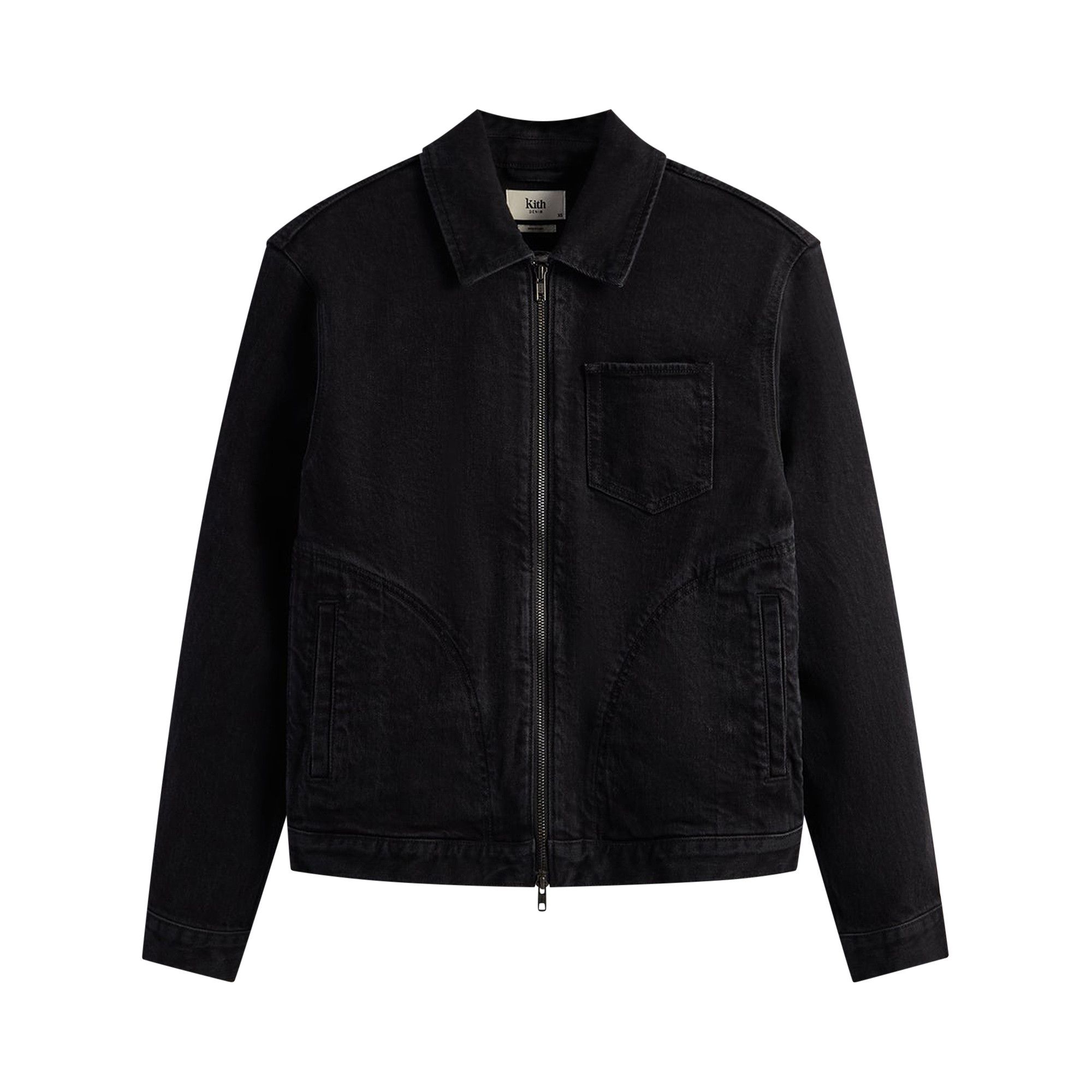 Buy Kith Laight 2.0 Denim Jacket 'Black' - KHM010091 001 | GOAT