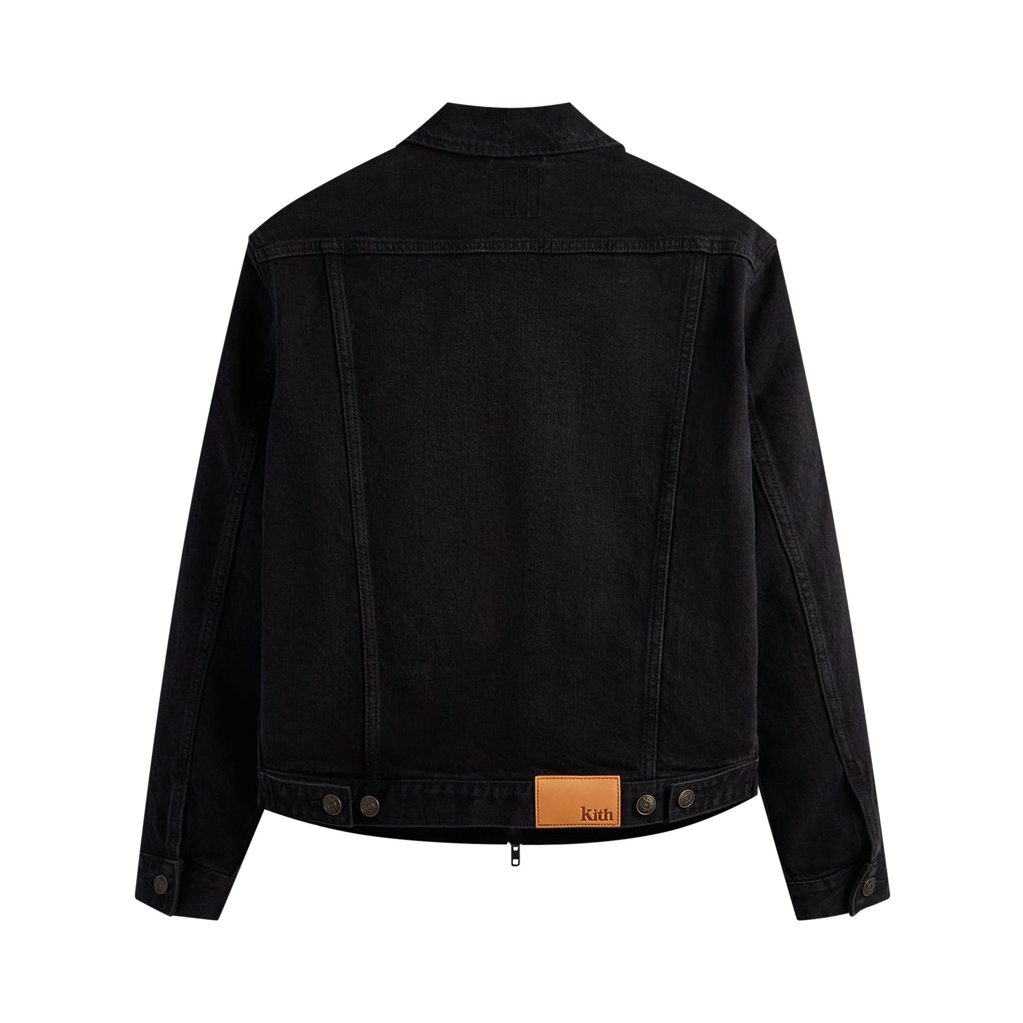 Buy Kith Laight 2.0 Denim Jacket 'Black' - KHM010091 001 | GOAT