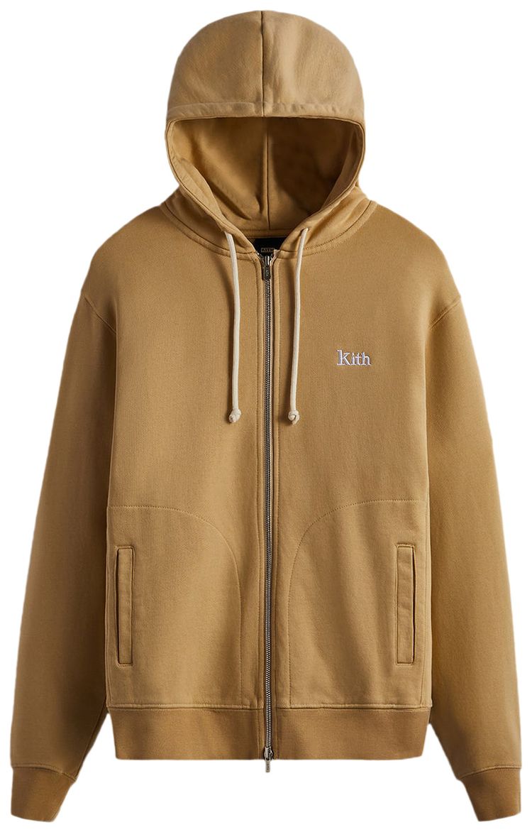 Kith Williams V Zip Up Hoodie Canvas