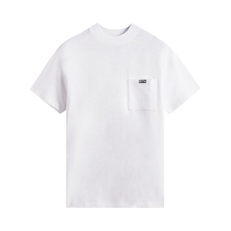 Kith Mock Neck JFK Pocket Tee White