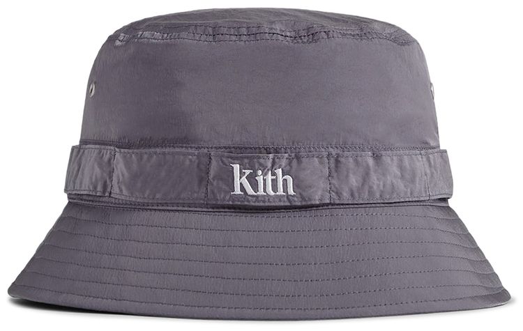 Kith Wrinkle Nylon Serif Bucket Hat Vision