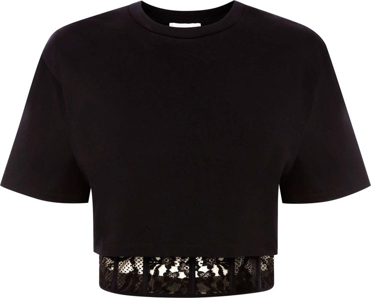 Alexander McQueen Corset T-Shirt 'Black'