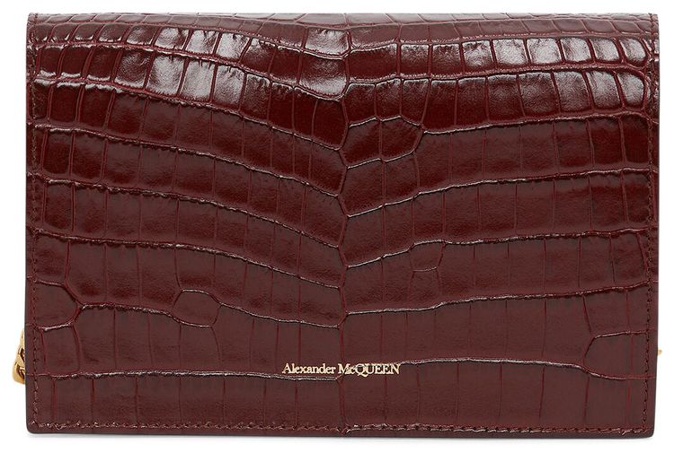 Alexander McQueen Small Skull Bag Red