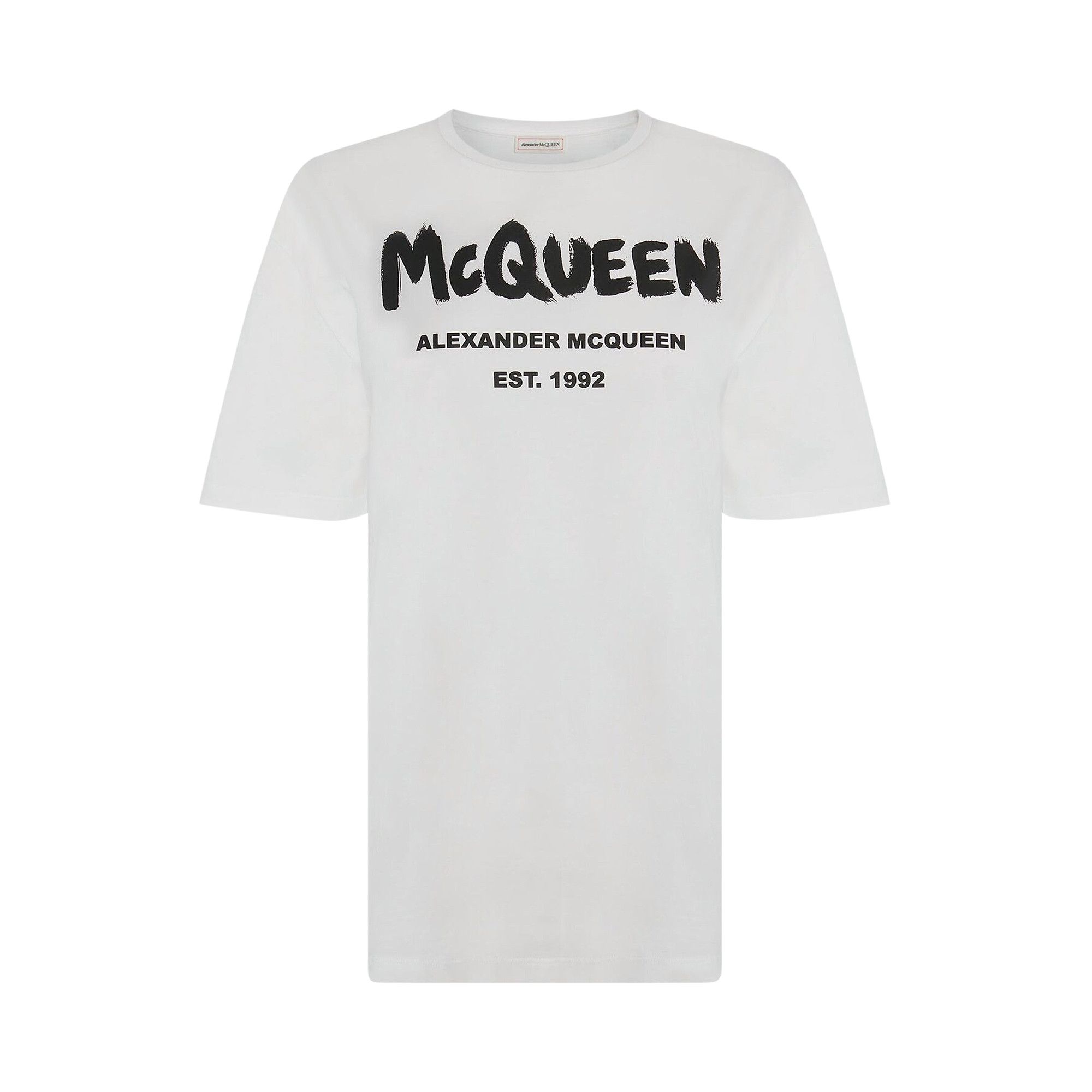 Buy Alexander McQueen Graffiti T-Shirt 'White' - 659729