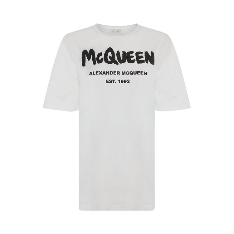 Alexander McQueen Graffiti T-Shirt 'White'