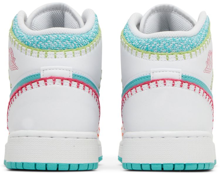 Air Jordan 1 Mid SE GS Multi Knit