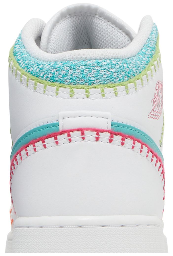 Air Jordan 1 Mid SE GS Multi Knit