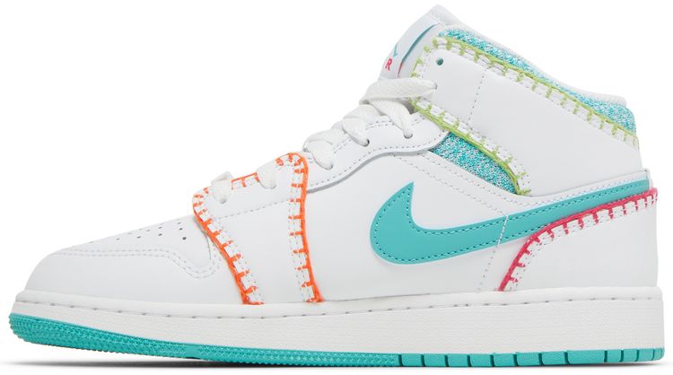 Air Jordan 1 Mid SE GS Multi Knit