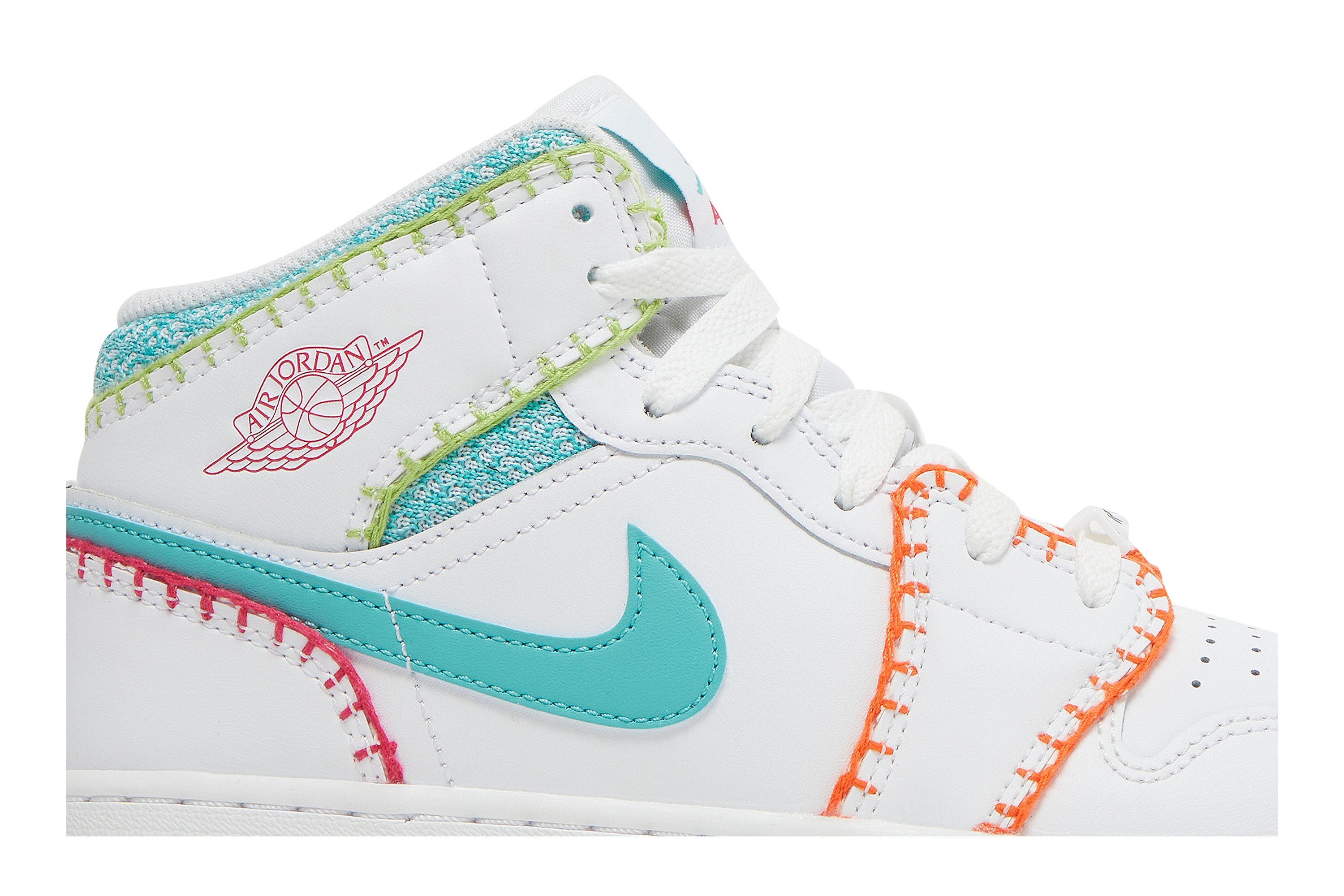 Buy Air Jordan 1 Mid SE GS 'Multi Knit' - DM6218 100 | GOAT