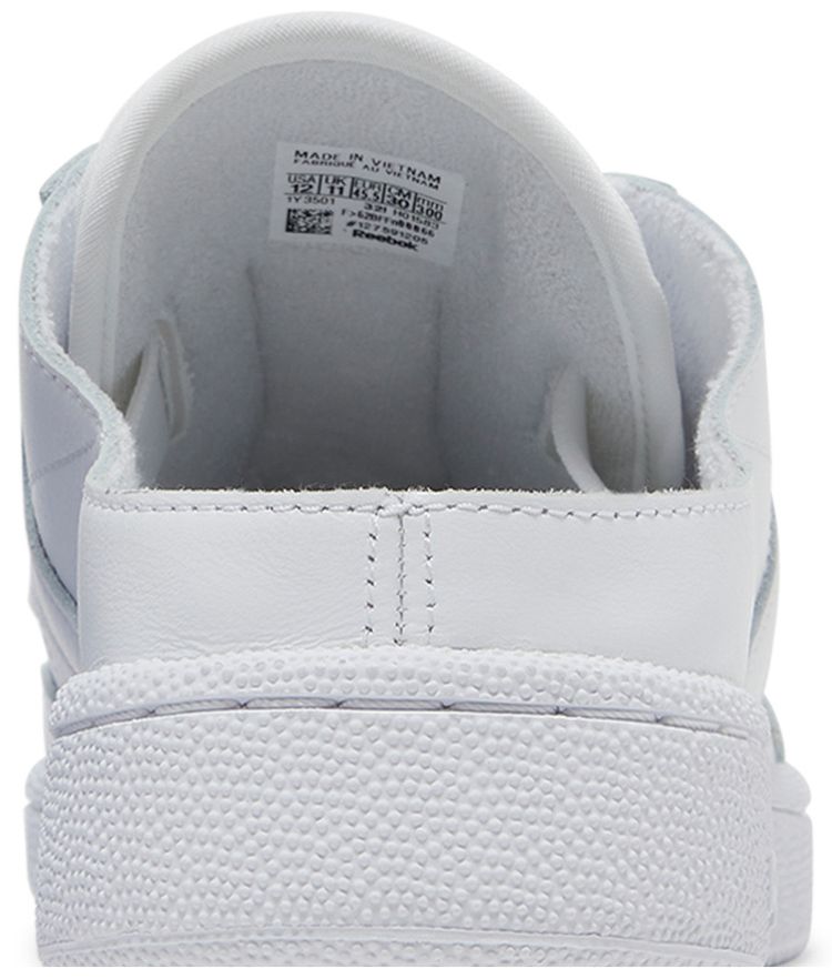 Reebok Club C Laceless Mule Triple White