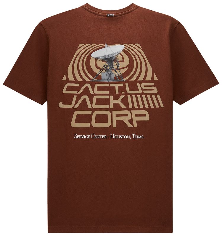 Cactus Jack by Travis Scott x Nike NRG BH Short Sleeve Tee Cocao Wow