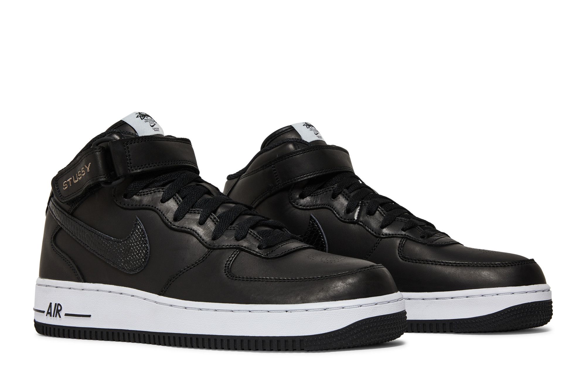 Nike air force 1 snakeskin black deals