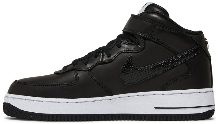 Stussy x Nike Air Force 1 Mid Black Snakeskin