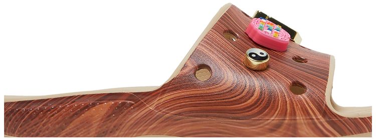 SZA x Crocs Classic Slide Woodgrain