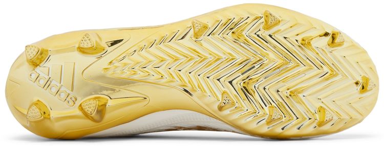 Adidas Adizero Cleats White Gold Metallic