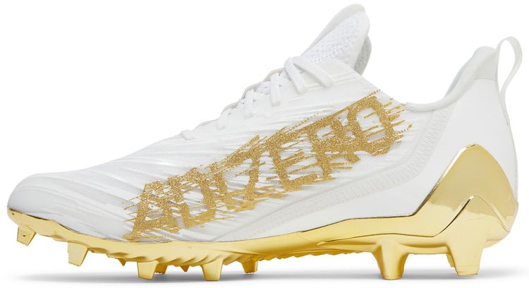 Adidas Adizero Cleats White Gold Metallic