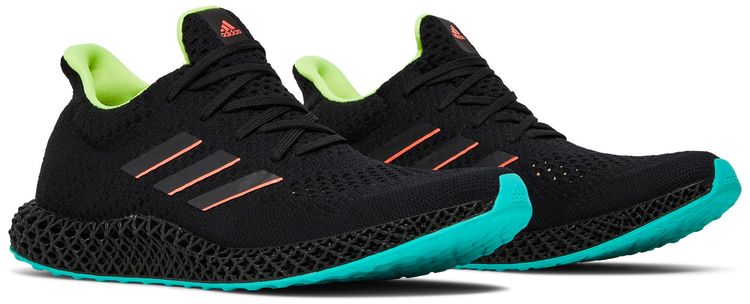 Adidas Futurecraft 4D Black Carbon Turbo
