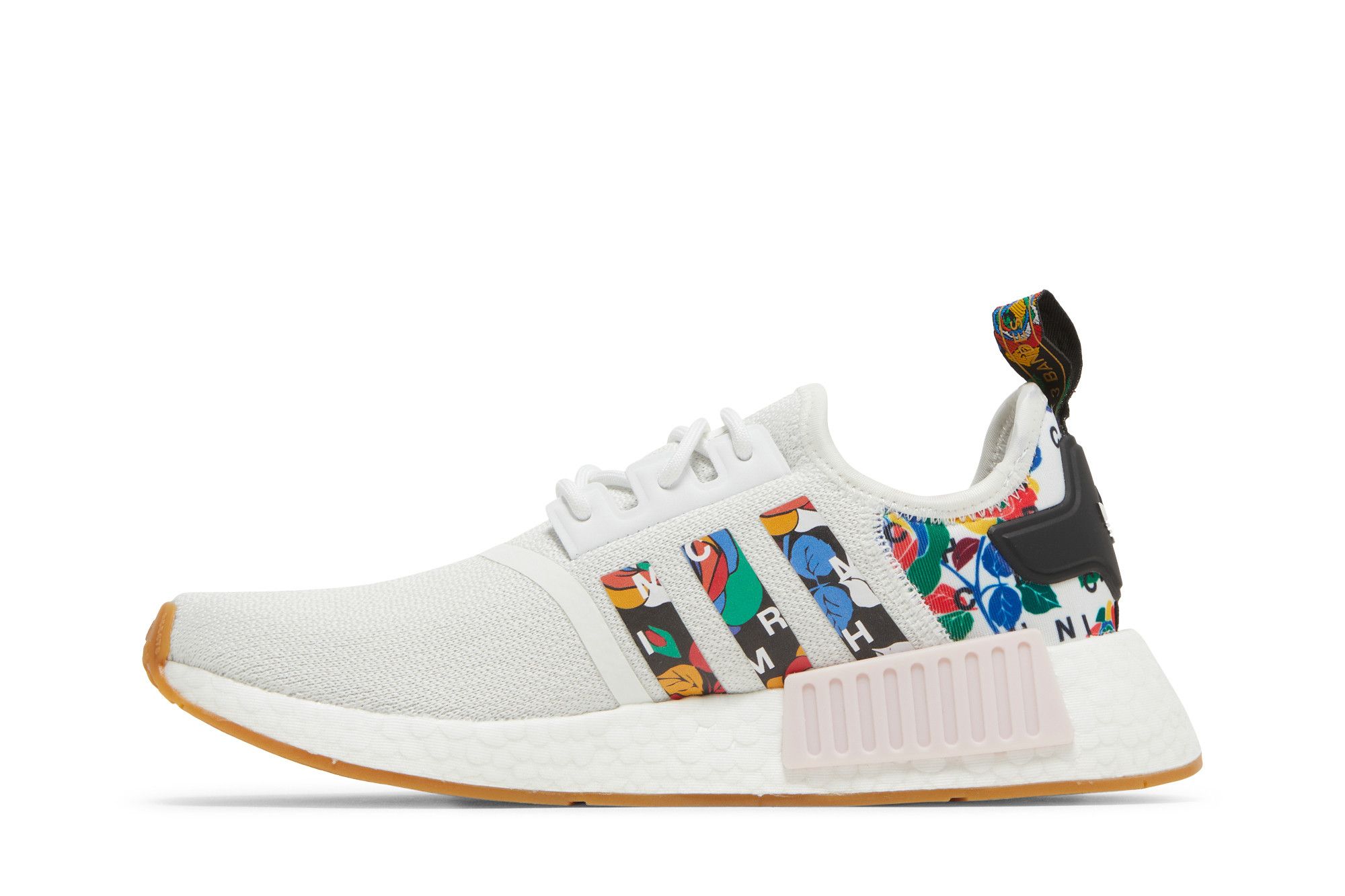 Adidas nmd x off white floral red rose hotsell