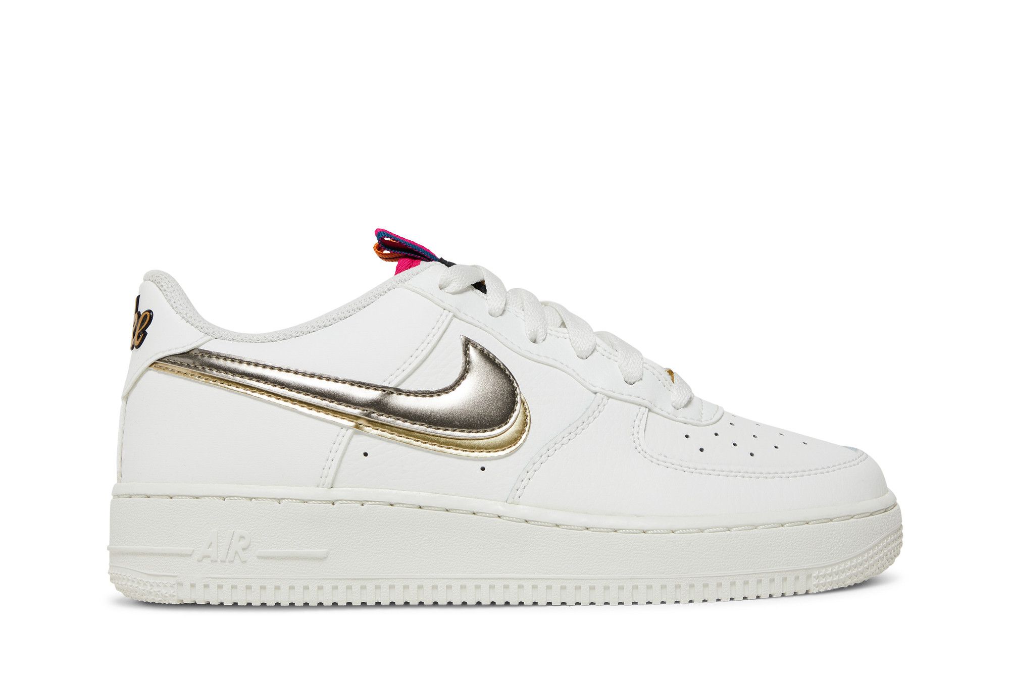 Air force 1 (gs) summit hot sale white/ metallic pewter