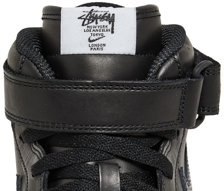 Stussy x Nike Air Force 1 Mid Black Snakeskin