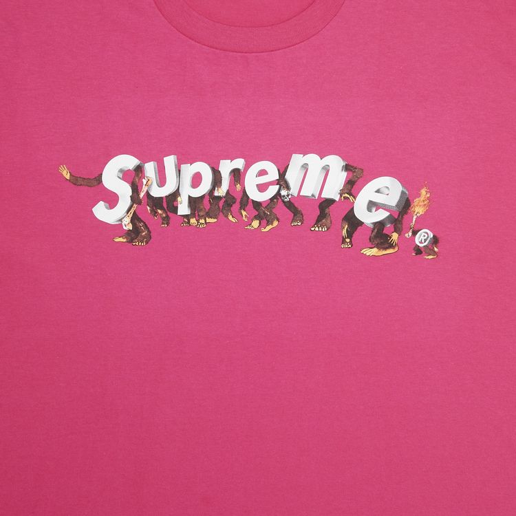 Supreme Apes Tee Pink