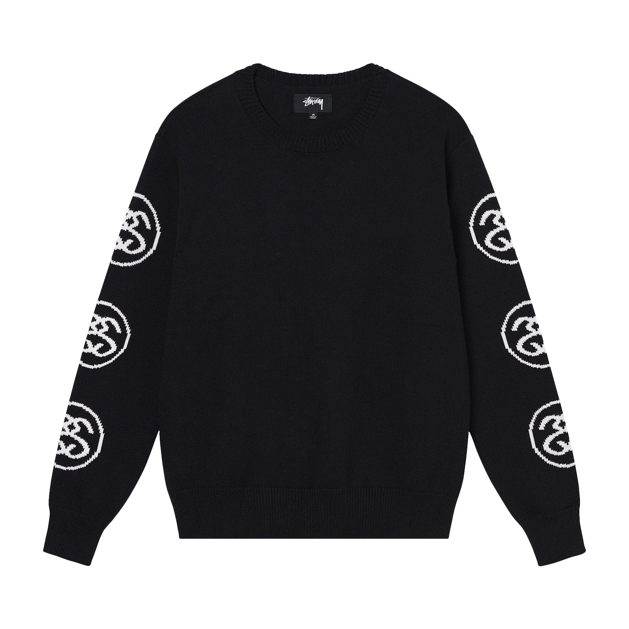 Buy Stussy SS-Link Sweater 'Black' - 117133 BLAC | GOAT IT