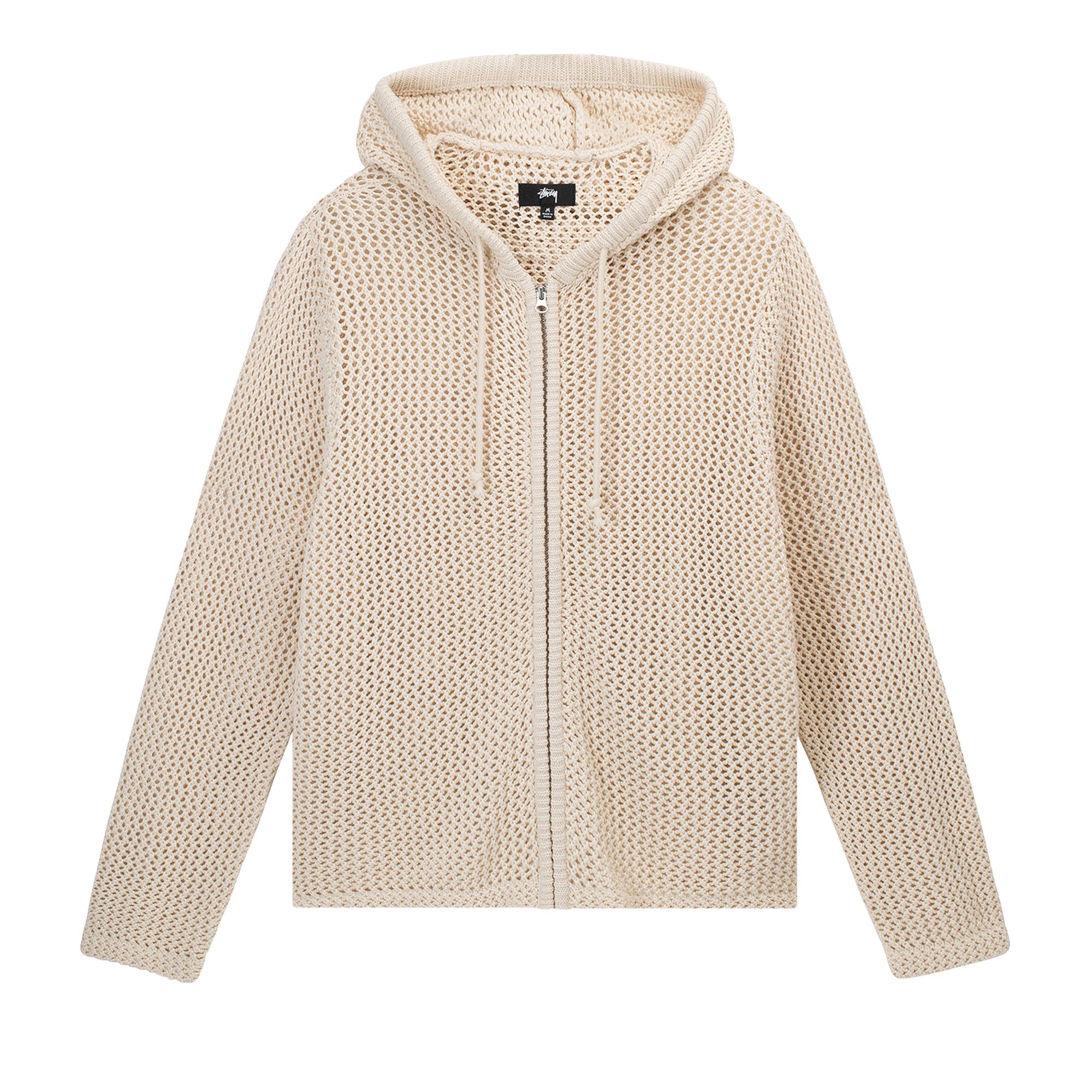 Mesh zip up hoodie shop
