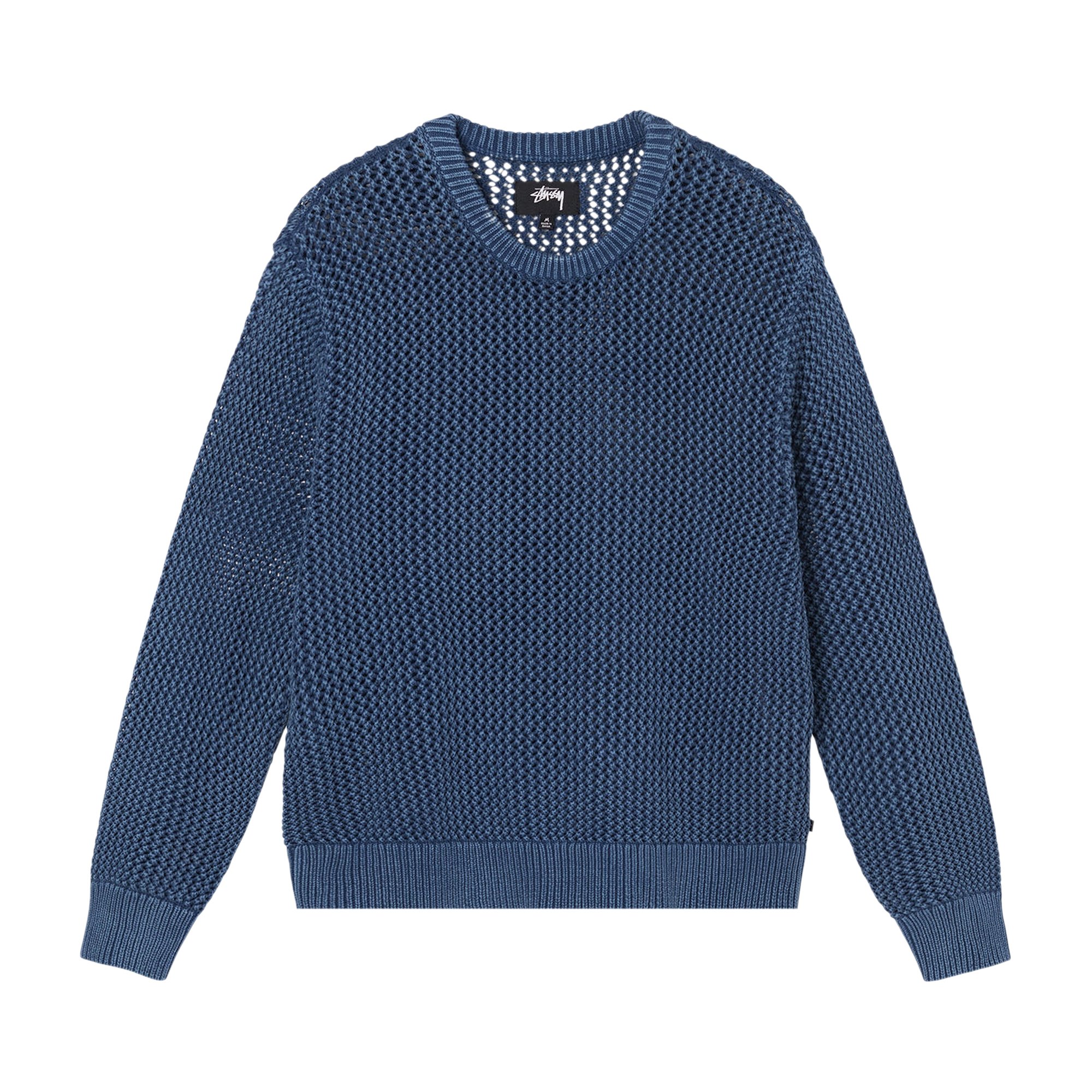 Stussy Pigment Dyed Loose Gauge Sweater 'Navy'