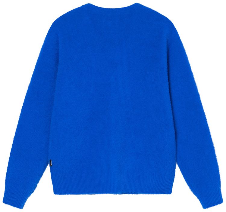 Stussy Shaggy Cardigan Royal Blue