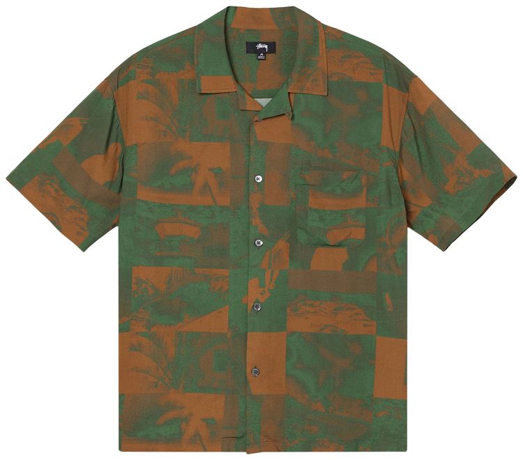 Stussy Photo Film Shirt Green