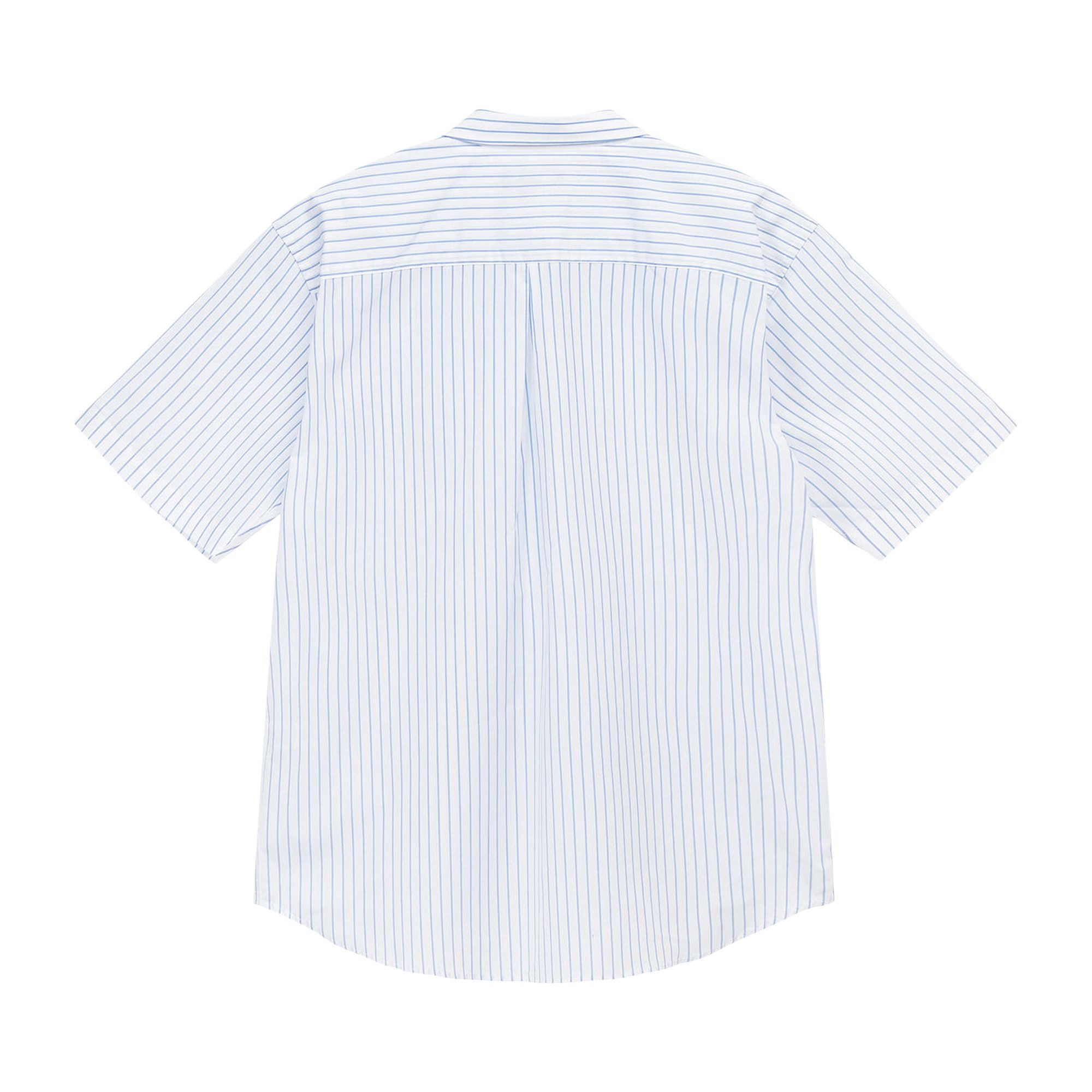 最安プラン Shirt Striped Boxy Stussy Buy 'Blue' GOAT | BLUE 1110231 - トップス