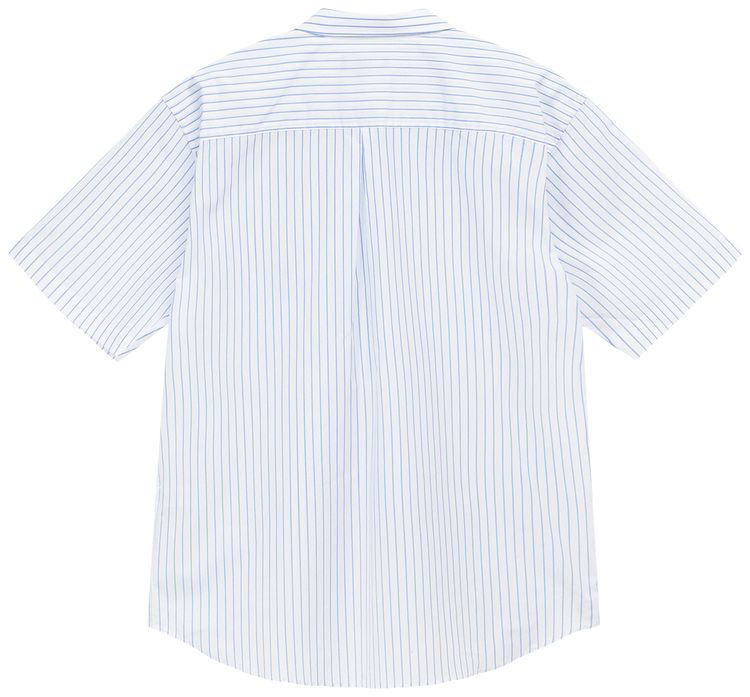 Stussy Boxy Striped Shirt Blue