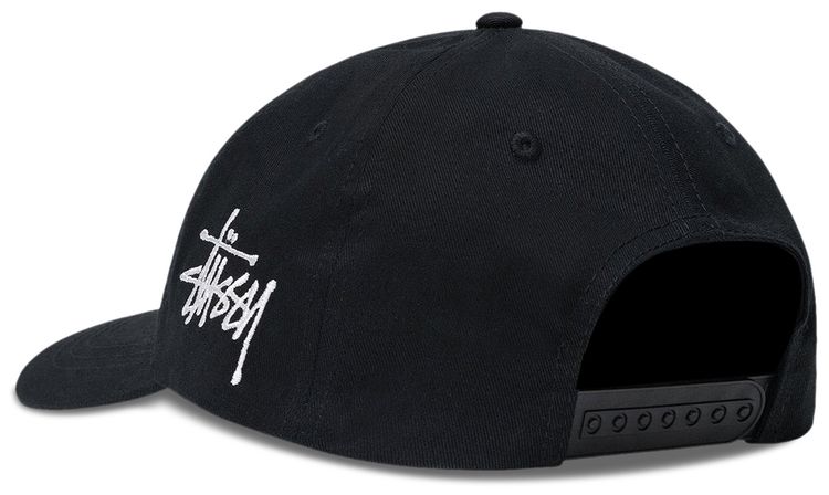 Stussy Chenille S Low Pro Cap Black