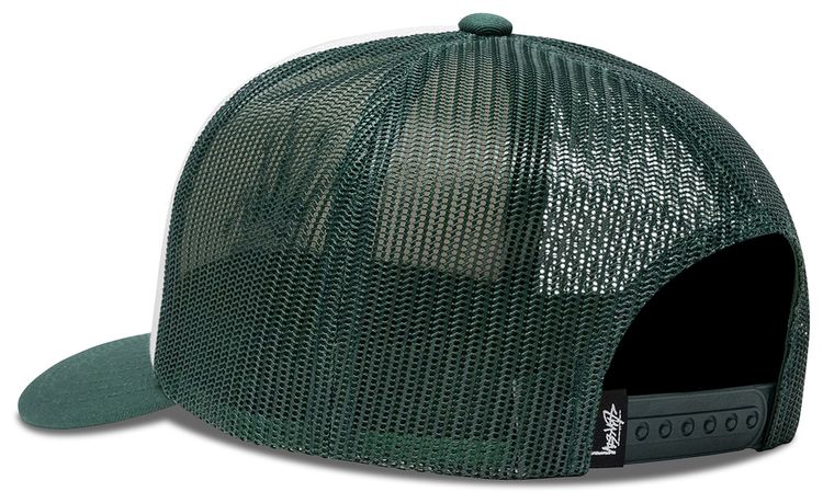 Stussy Crown Stock Trucker Cap Forest