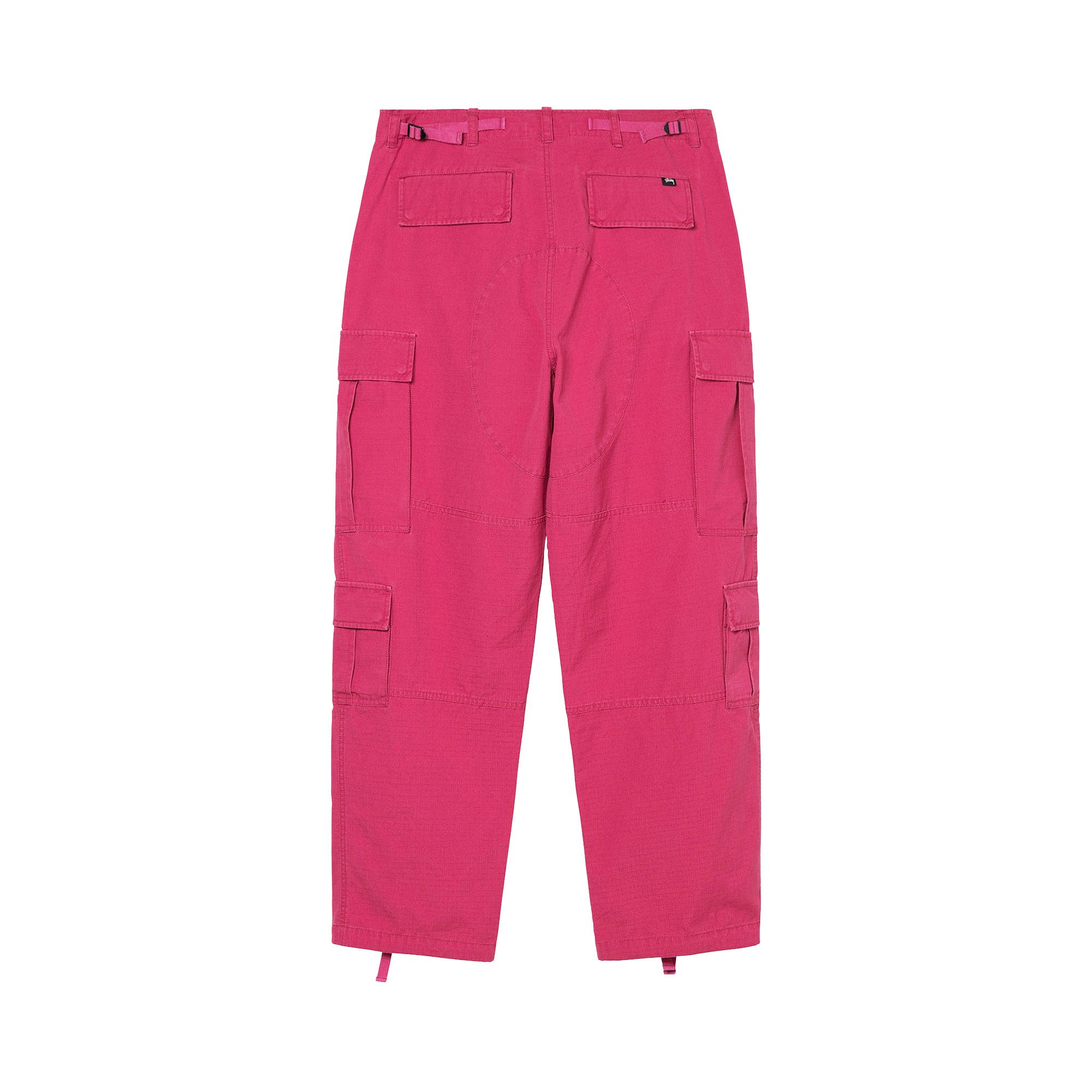 Buy Stussy Ripstop Surplus Cargo 'Magenta' - 116557 MAGE | GOAT