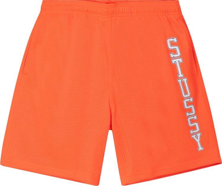 Stussy Collegiate Mesh Short Orange