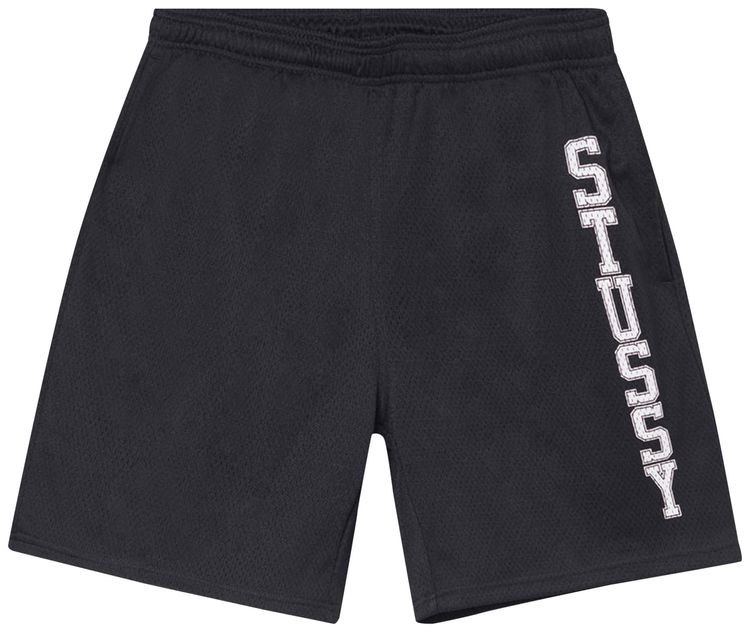 Stussy Collegiate Mesh Short Black