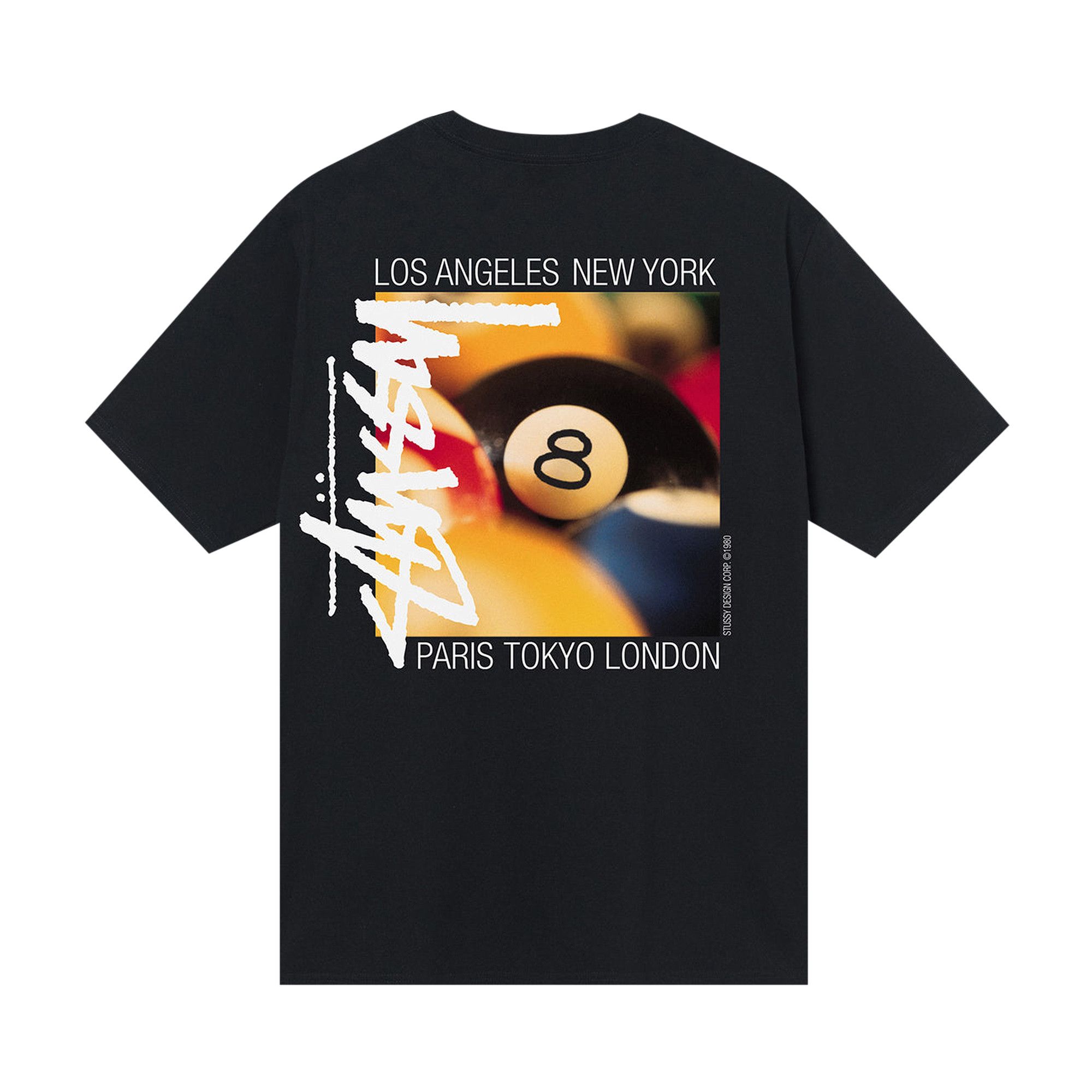 XL【在庫あり】STUSSY 22SS BILLIARDS TEE Buy Stussy Billiards Tee 'Black' - 1904890 BLAC | GOAT