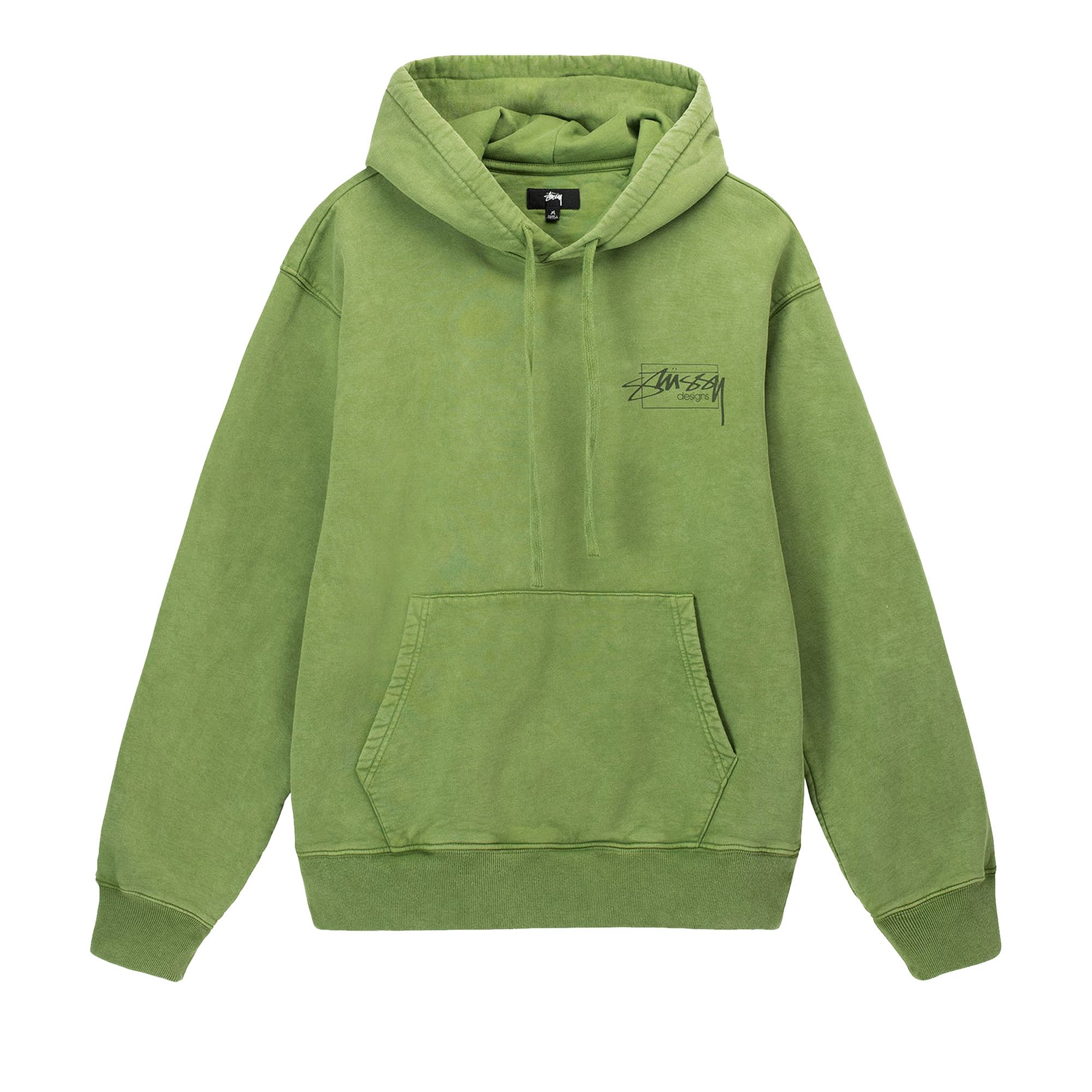トップス Dyed Stussy Designs Hoodie - Green Buy Stussy Dyed Stüssy Designs Hoodie 'Green' - 118485 GREE