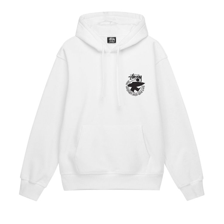 Stussy Beach Roots Hoodie White
