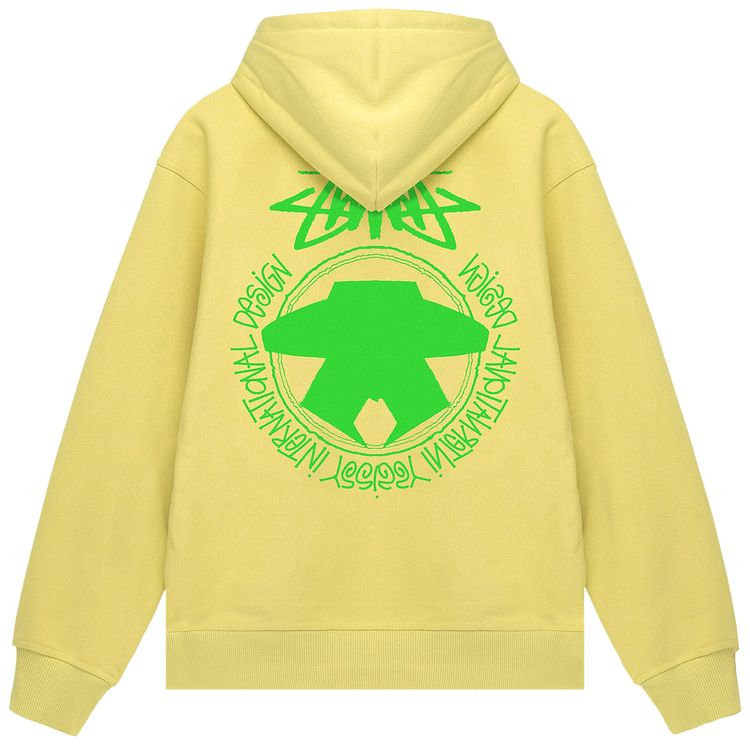 Stussy Beach Roots Hoodie Yellow