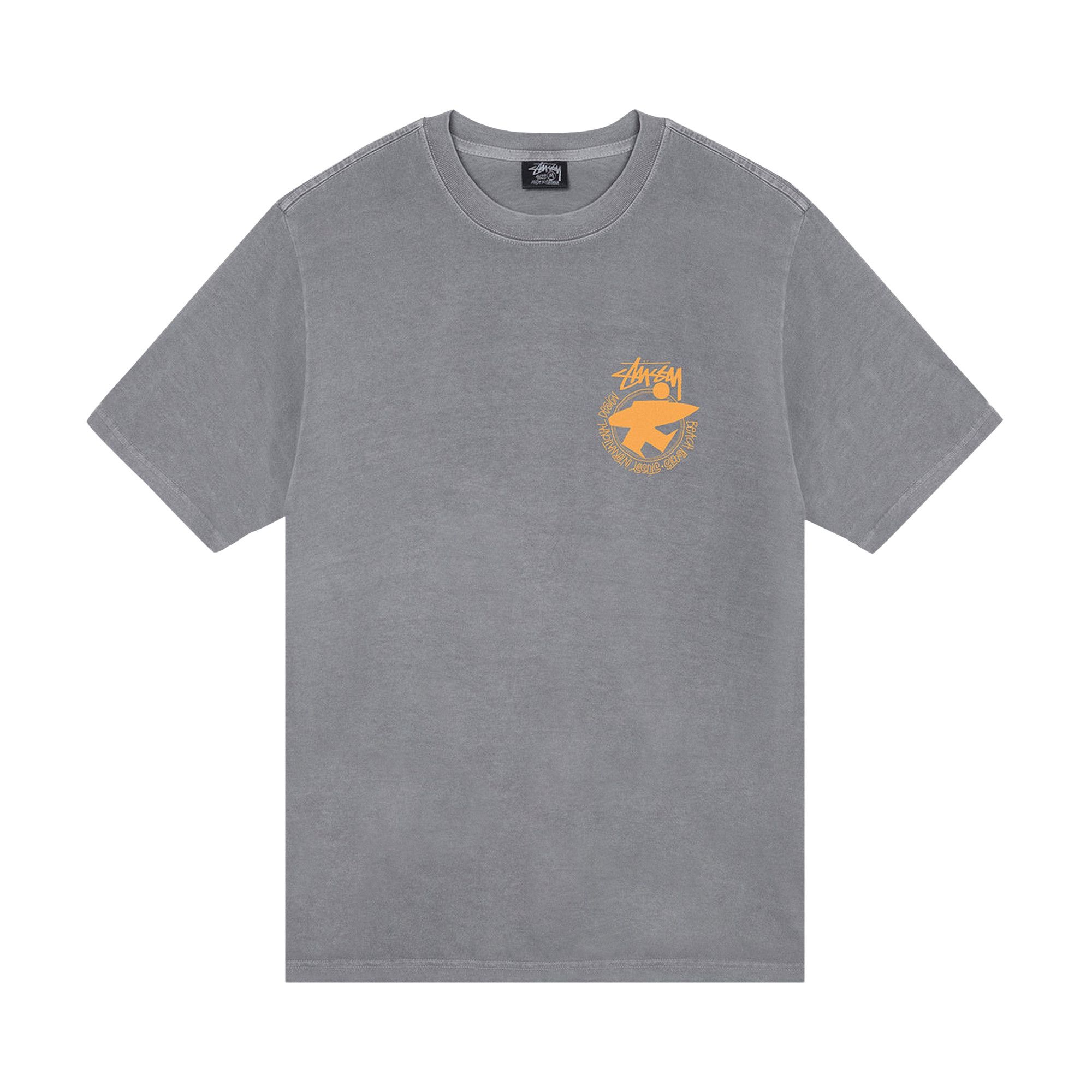 Buy Stussy Beach Roots Pigment Dyed Tee 'Grey' - 1904800