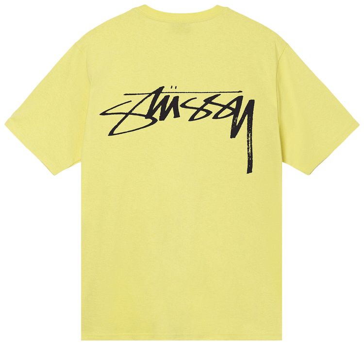 Stussy Surf Stock Tee Yellow