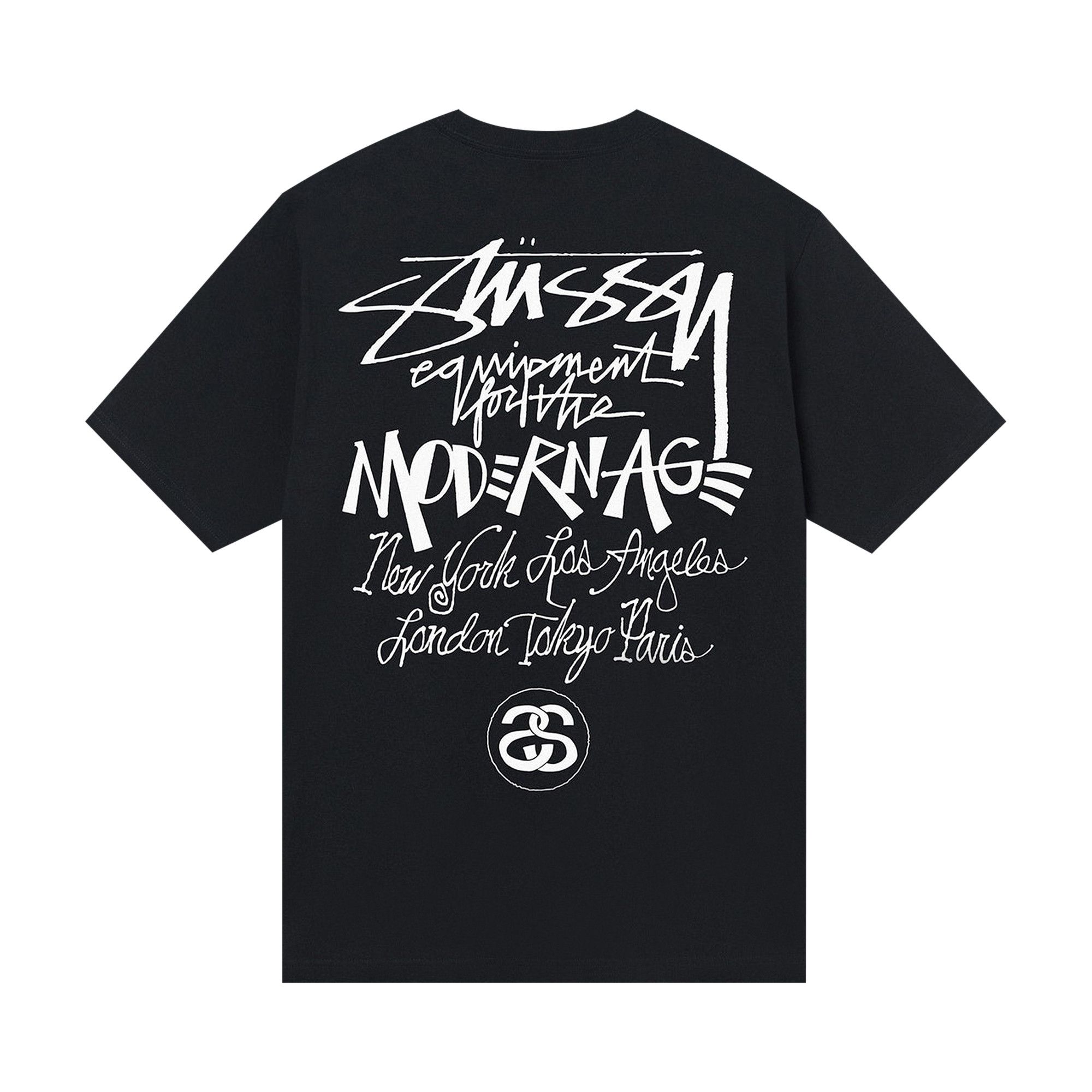 Buy Stussy Modern Age Tee 'Black' - 1904793 BLAC | GOAT